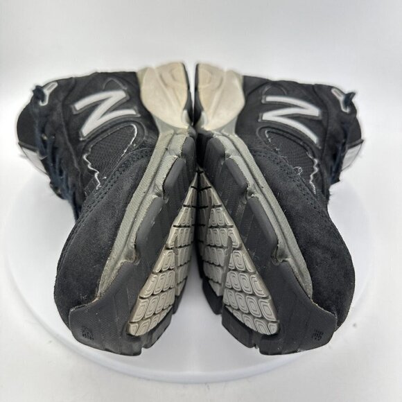 New Balance 990V4 Blue Navy Suede Women Running Sneaker Shoes W990BK4 Size 10.5 - Picture 9 of 12